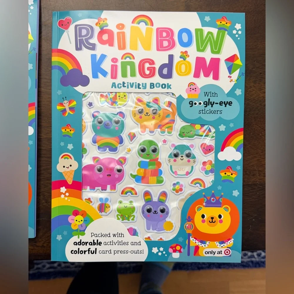 Rainbow‎ Kingdom Activity Book with Stickers and cut outs - 5 pack